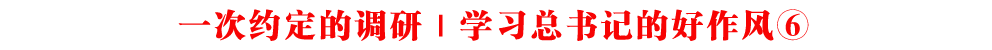 一次約定的調(diào)研｜學習總書記的好作風⑥
