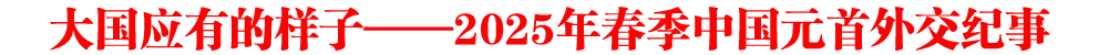 大國應(yīng)有的樣子——2025年春季中國元首外交紀(jì)事