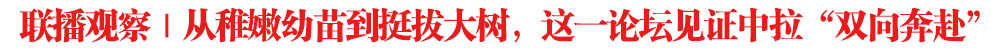 聯(lián)播觀察｜從稚嫩幼苗到挺拔大樹，這一論壇見證中拉“雙向奔赴”