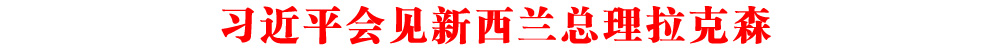 習(xí)近平會(huì)見新西蘭總理拉克森