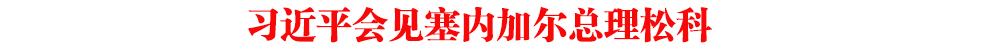 習(xí)近平會(huì)見塞內(nèi)加爾總理松科