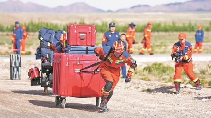 青海省消防救援總隊(duì)2025年戰(zhàn)勤保障比武演練落幕